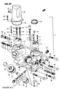 DT200 From 20001-601001 till 602076 ()  1986 drawing MANIFOLD PTT