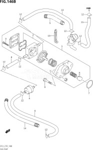 00402F-110001 (2011) 4hp P03-U.S.A (DF4) DF4 drawing FUEL PUMP (DF4:K4)