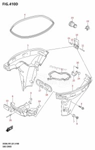 DF20A From 02002F-040001 (P40)  2020 drawing SIDE COVER (DF9.9BT,DF15AT,DF20AT)