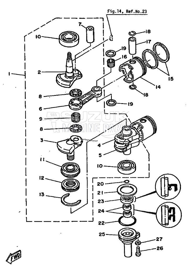 CRANKSHAFT--PISTON