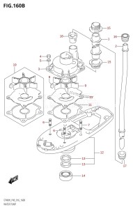 DT40 From 04005-610001 ()  2016 drawing WATER PUMP (DT40W:P90)