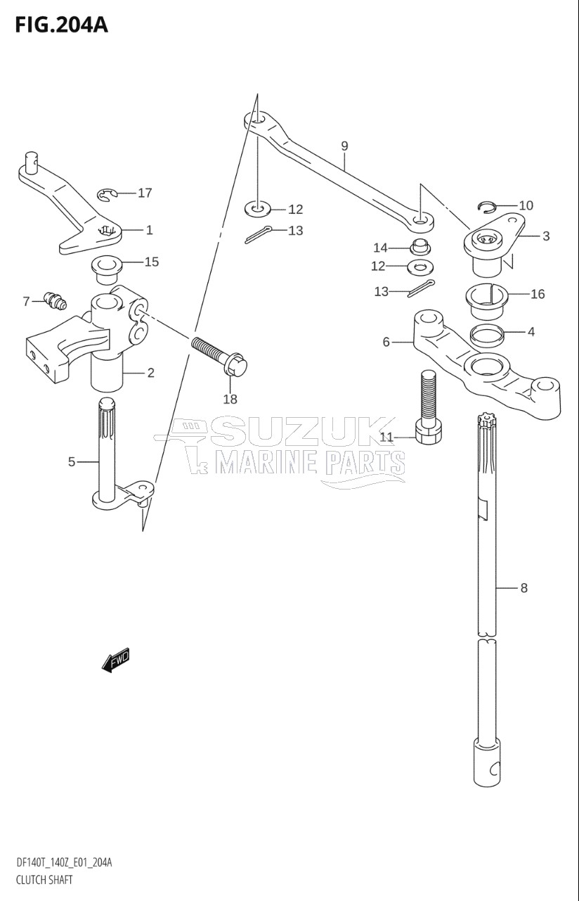 CLUTCH SHAFT (K2,K3)