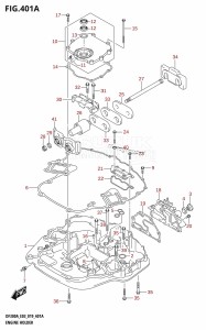 DF300AP From 30002P-910001 (E03)  2019 drawing ENGINE HOLDER (DF300A)