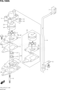 00603F-710001 (2017) 6hp P03-U.S.A (DF6A) DF6A drawing WATER PUMP