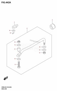 DF90A From 09003F-810001 (E01 E40)  2018 drawing DRAG LINK (DF70A,DF80A,DF90A,DF100B)