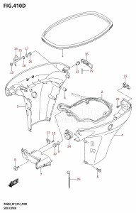 DF40A From 04003F-210001 (E01)  2012 drawing SIDE COVER (DF50A:E01)