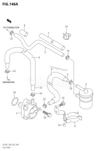 DF140 From 14001F-880001 (E03)  2008 drawing FUEL PUMP (K2,K3,K4,K5,K6)