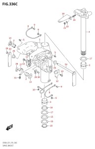 04004F-910001 (2019) 40hp E34-Italy (DF40AST) DF40A drawing SWIVEL BRACKET (DF40AST:E34)