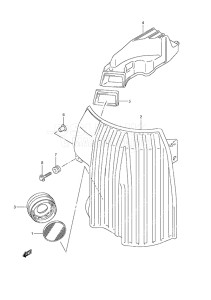 Outboard DF 115A drawing Silencer