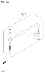 04003F-040001 (2020) 40hp E01 E11-Gen. Export 1-and 2 (DF40AQH  DF40AQH_    DF40AQH   DF40AT  DF40AT_    DF40AT   DF40ATH  DF40ATH_    DF40ATH) DF40A drawing DRAG LINK (DF40A,DF40AST,DF50A,DF50AVT,DF60A,DF60AVT,DF40ASVT)