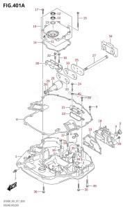 DF250A From 25003P-710001 (E03)  2017 drawing ENGINE HOLDER (DF300A:E03)