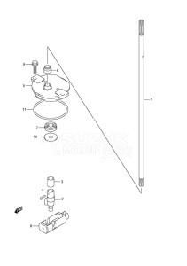 Outboard DF 175 drawing Clutch Rod