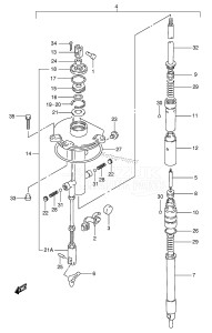 DT225TCL From 22501-251001 ()  2002 drawing SHIFT ROD