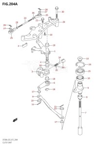 DF250A From 25003P-310001 (E03)  2013 drawing CLUTCH SHAFT