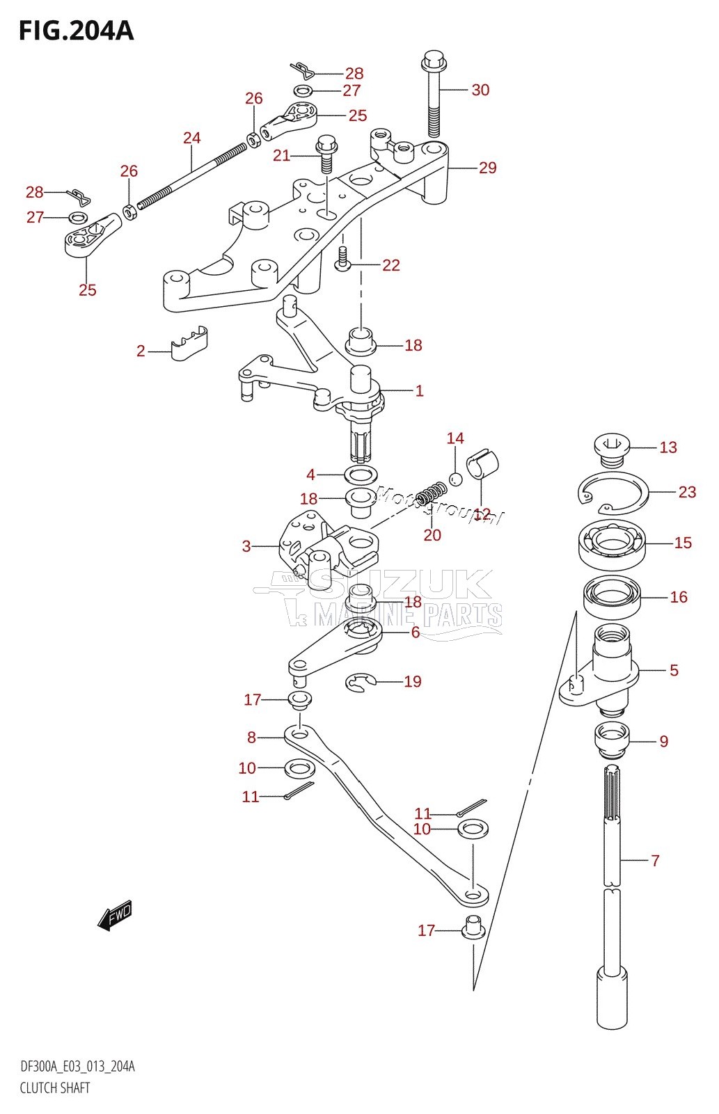 CLUTCH SHAFT