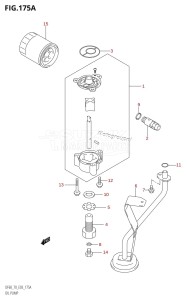 DF70 From 07001F-971001 (E03)  1999 drawing OIL PUMP