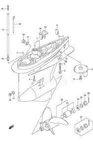 DF 200 drawing Gear Case