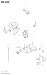 00992F-880001 (2008) 9.9hp P03-U.S.A (DF9.9K8  DF9.9RK8  DF9.9THK8  DF9.9TK8) DF9.9 drawing REMOCON CABLE HOLDER (DF9.9T)