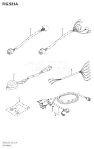 05003F-610001 (2016) 50hp E01-Gen. Export 1 (DF50A  DF50ATH) DF50A drawing OPT:HARNESS (DF40A:E01)