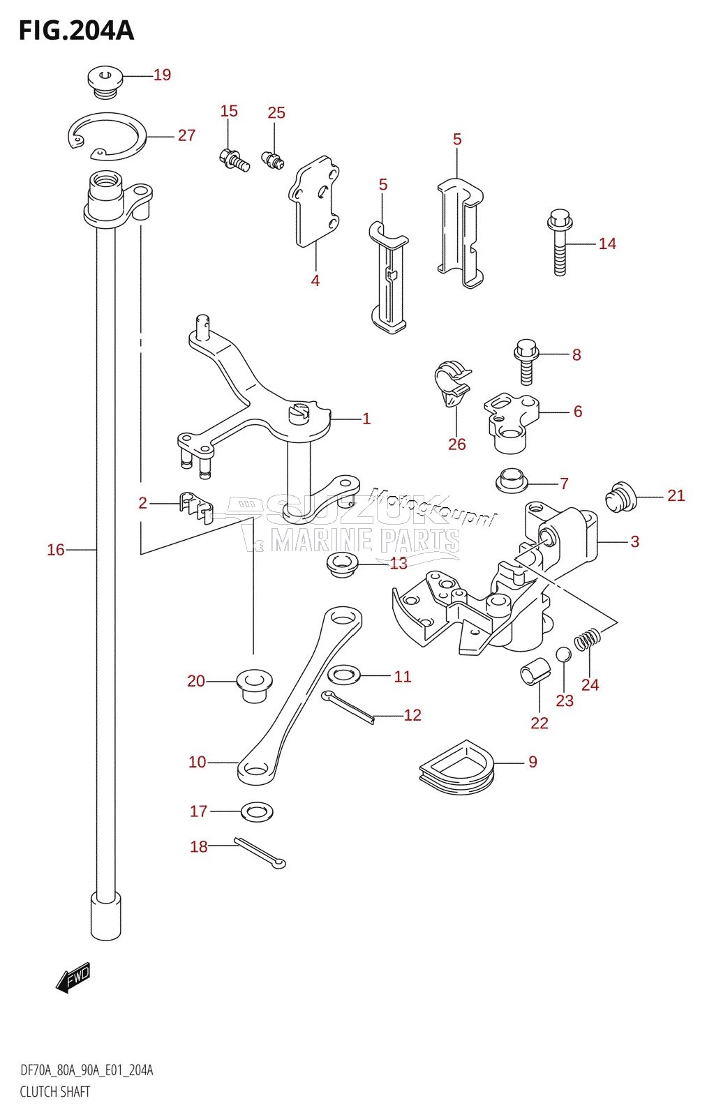 CLUTCH SHAFT