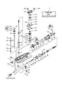 F40C drawing LOWER-CASING-x-DRIVE-1