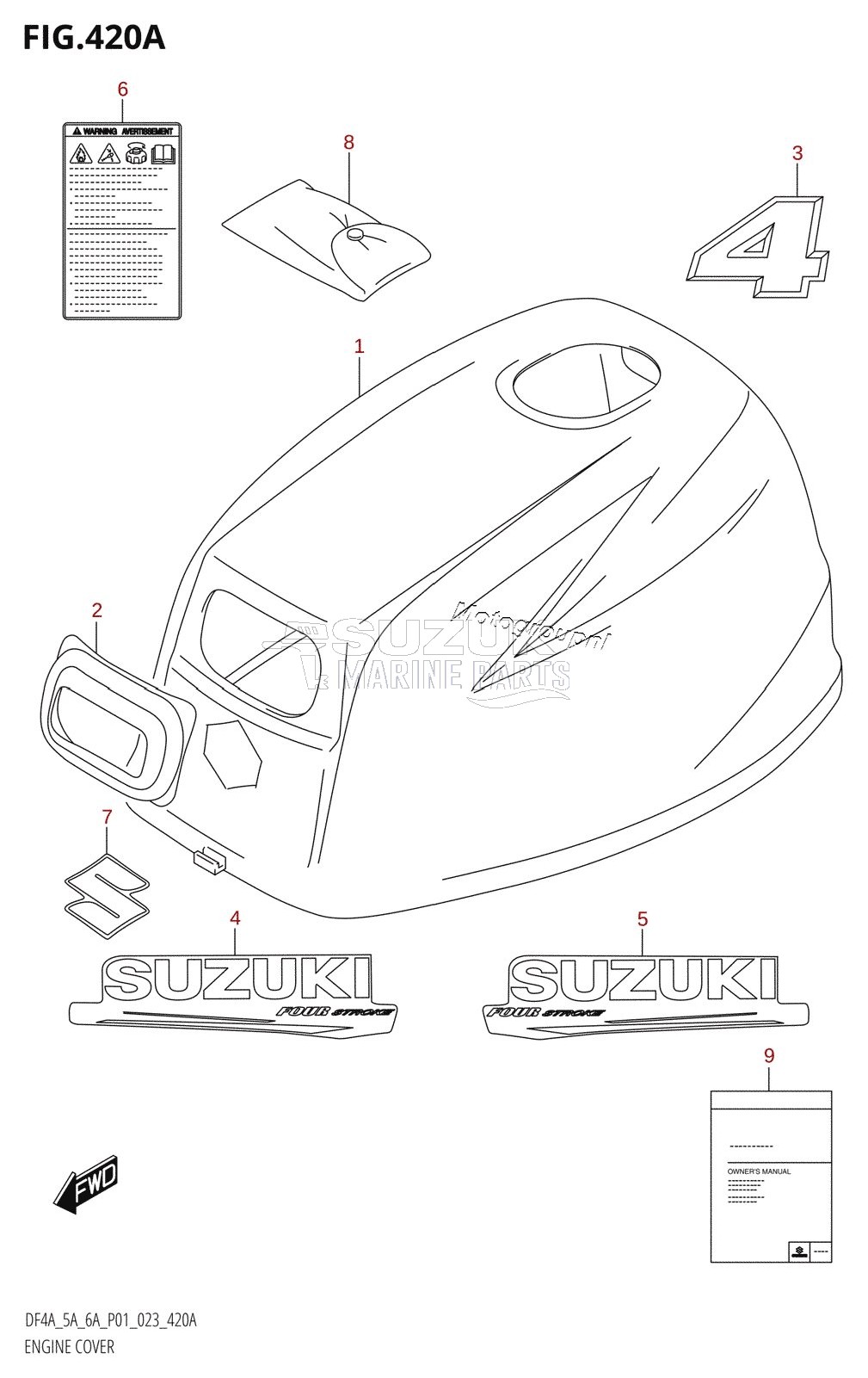 ENGINE COVER (DF4A:020)