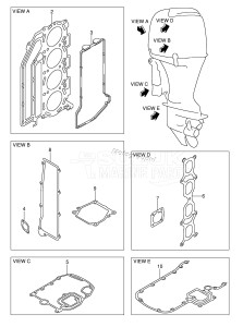 DF115TL From 115001F-371001 ()  2003 drawing OPT:GASKET SET