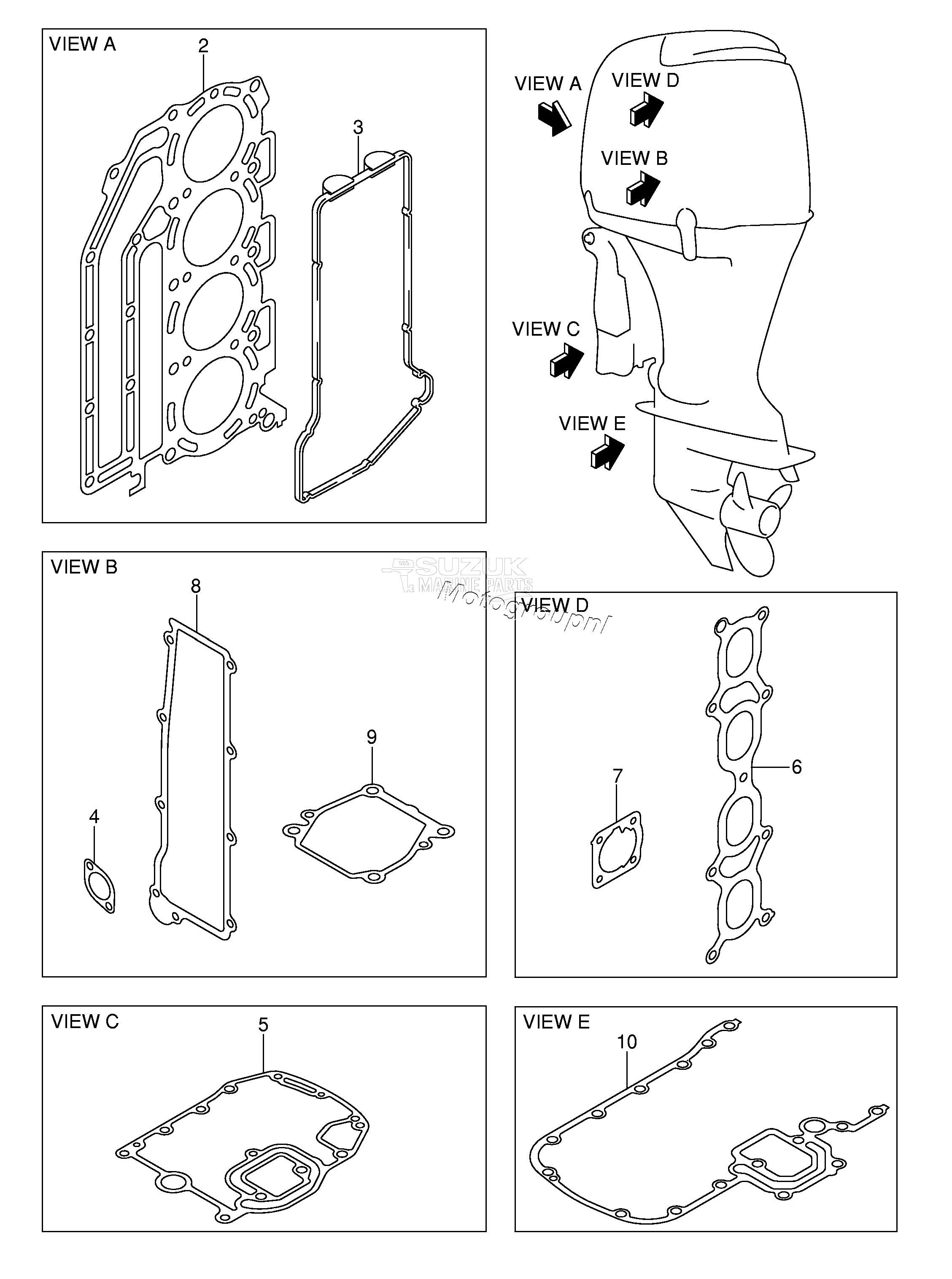 OPT:GASKET SET