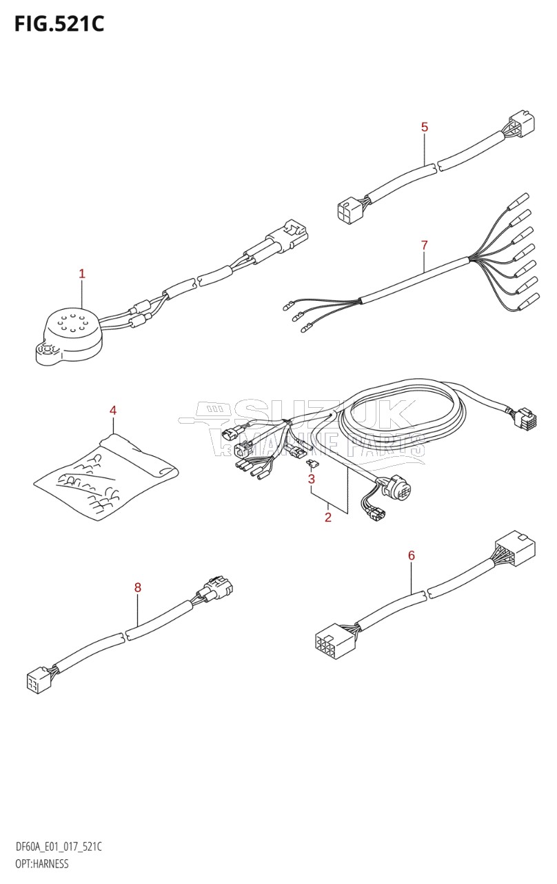 OPT:HARNESS (DF40ATH:E01)