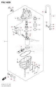 DF115AZ From 11503Z-710001 (E11 E40)  2017 drawing FUEL VAPOR SEPARATOR (DF115AZ:E11)