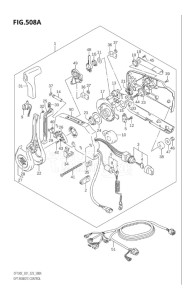 10005F-340001 (2023) 100hp E01-Gen. Export 1 (DF100C) DF100C drawing OPT:REMOTE CONTROL