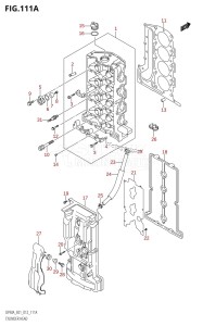 DF70A From 07003F-310001 (E01 E40)  2013 drawing CYLINDER HEAD