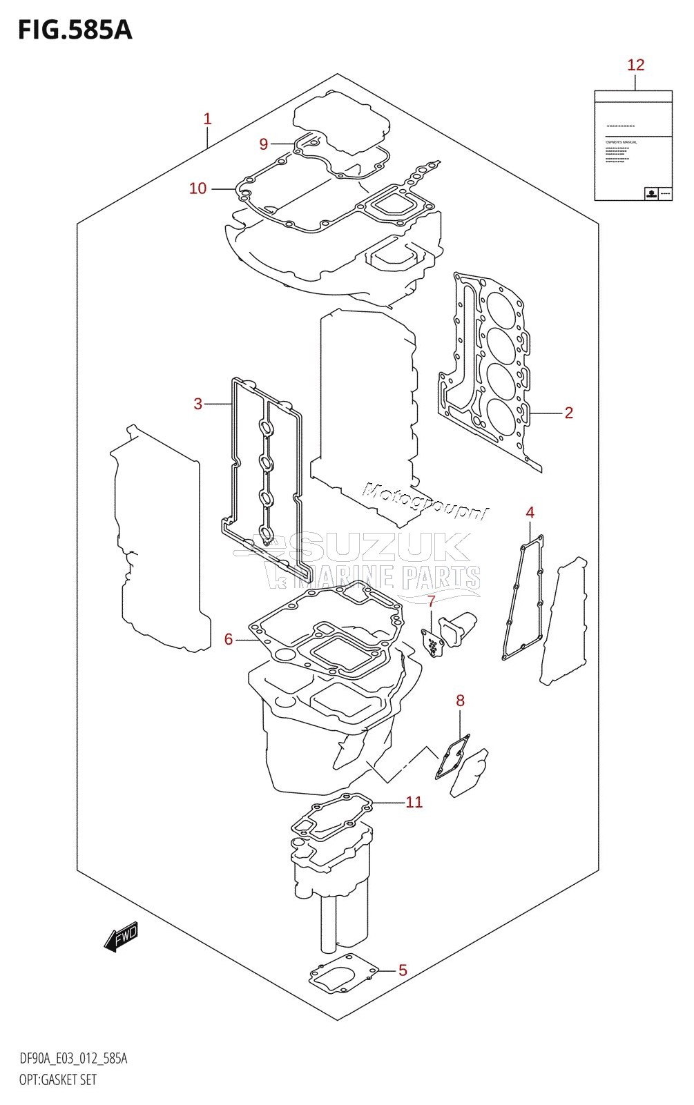 OPT:GASKET SET