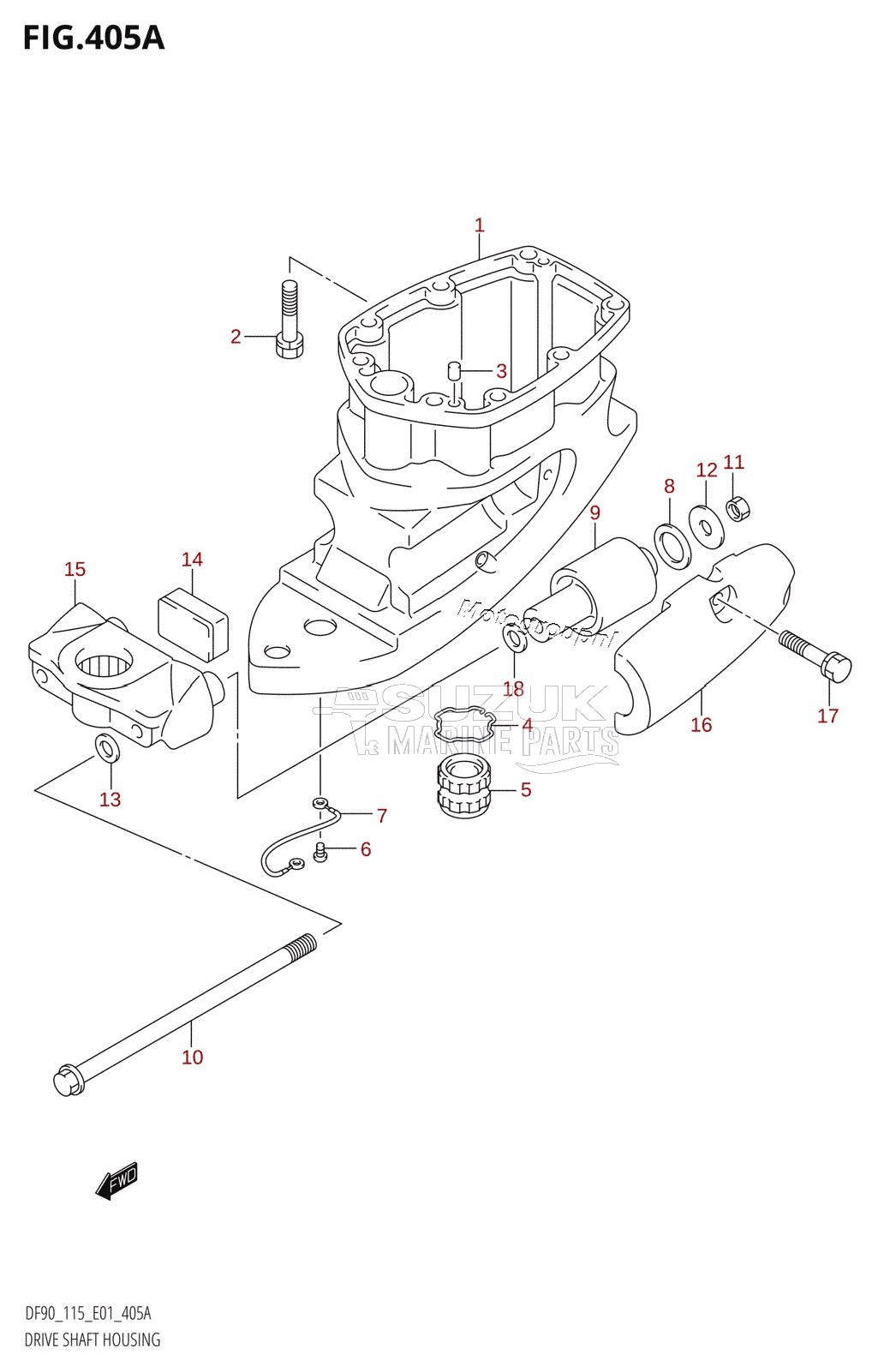 DRIVE SHAFT HOUSING