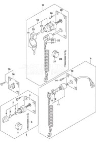 DF 30A drawing Switch Remote Control