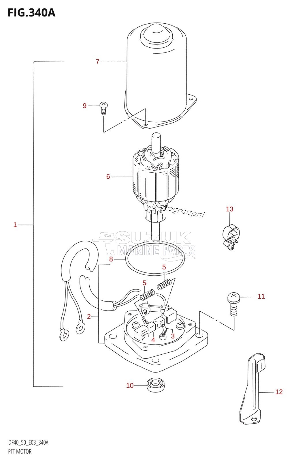 PTT MOTOR ((DF40T,DF50T):(X,Y))