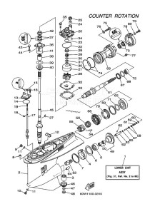 LZ250DETOX drawing LOWER-CASING-x-DRIVE-3