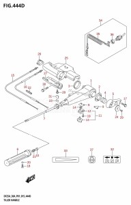 DF25A From 02504F-510001 (P01)  2015 drawing TILLER HANDLE (DF30ATH:P01)