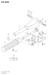 DF4 From 00402F-210001 (P01)  2012 drawing TILLER HANDLE