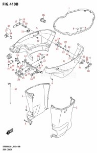 DF200A From 20003F-510001 (E01 E40)  2015 drawing SIDE COVER (DF200AT:E40)