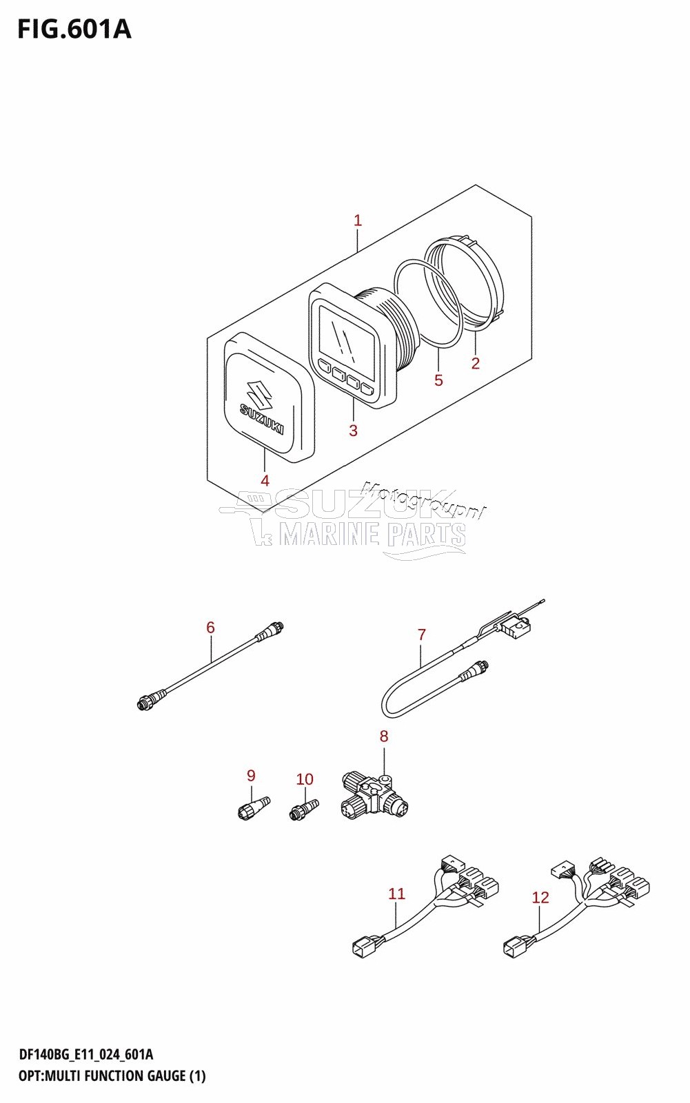 OPT:MULTI FUNCTION GAUGE (1) (E11)