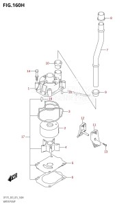 DF175T From 17502F-510001 (E03)  2015 drawing WATER PUMP (DF175ZG:E03)