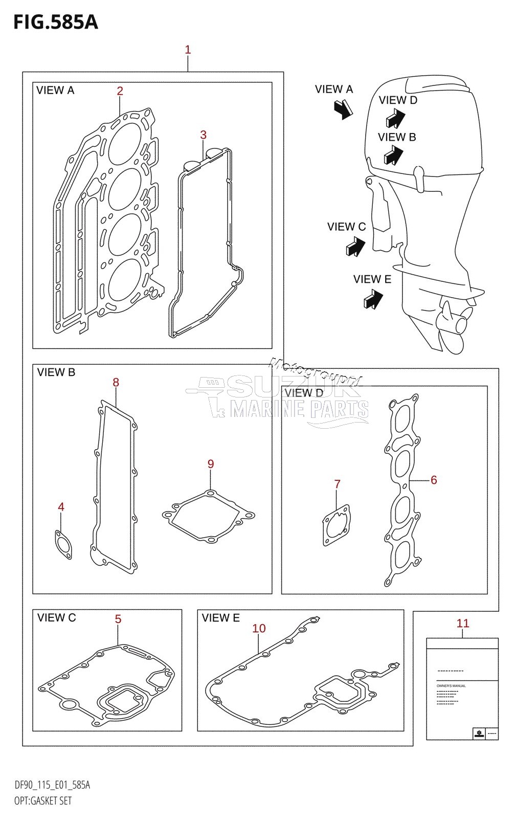 OPT:GASKET SET