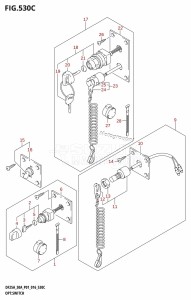 DF30A From 03003F-610001 (P01 P40)  2016 drawing OPT:SWITCH (DF30AR:P01)