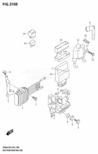 DF15A From 01504F-610001 (P03)  2016 drawing RECTIFIER /​ IGNITION COIL (DF15A:P03)