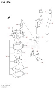 DF150Z From 15001Z-680001 (E03)  2006 drawing WATER PUMP