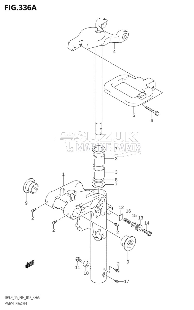 SWIVEL BRACKET (DF9.9T:P03)