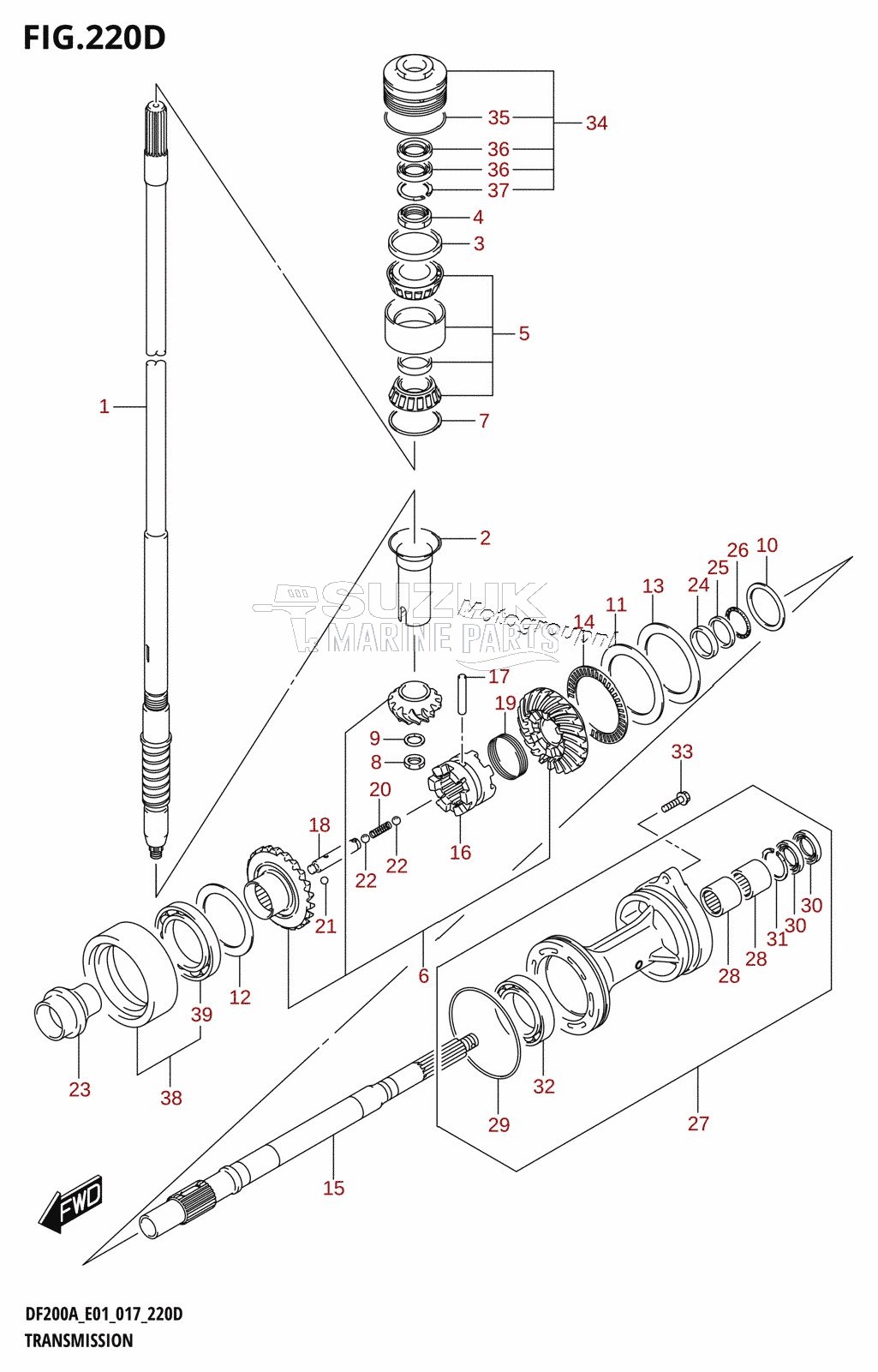 TRANSMISSION (DF200AZ:E40)