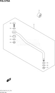 02504F-510001 (2005) 25hp P01-Gen. Export 1 (DF25A  DF25AR  DF25AT  DF25ATH  DT25K) DF25A drawing OPT:DRAG LINK (DF25A:P01)