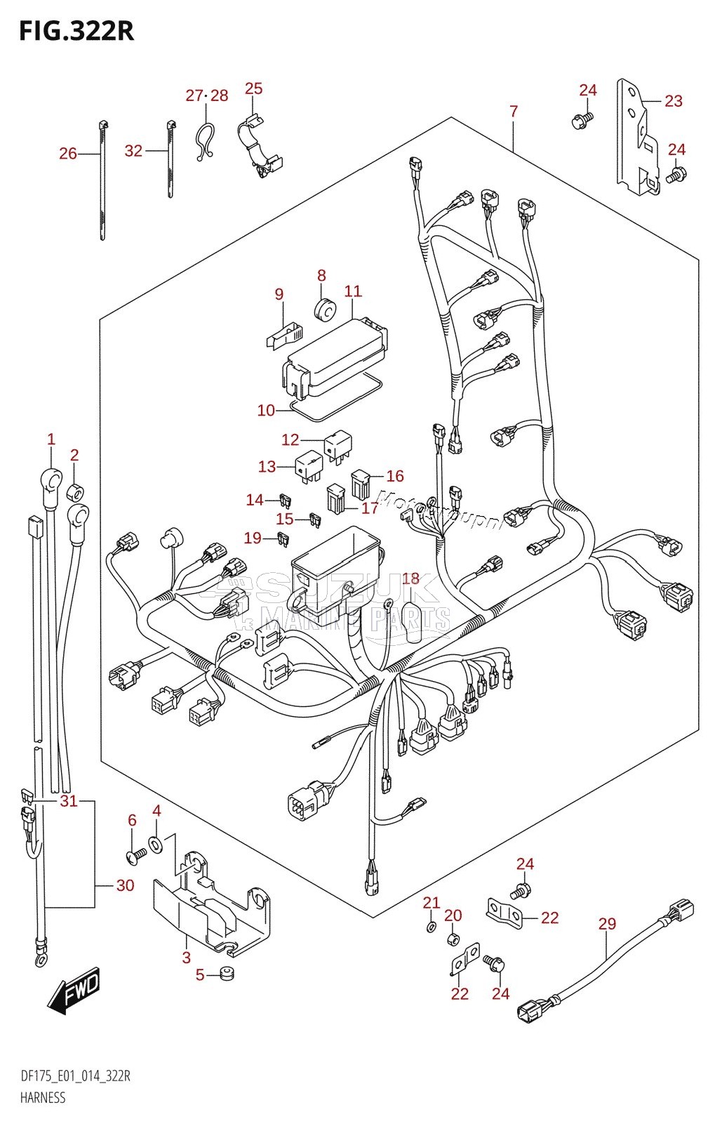 HARNESS (DF175ZG:E01)